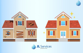 Power Washing Maintenance Before After