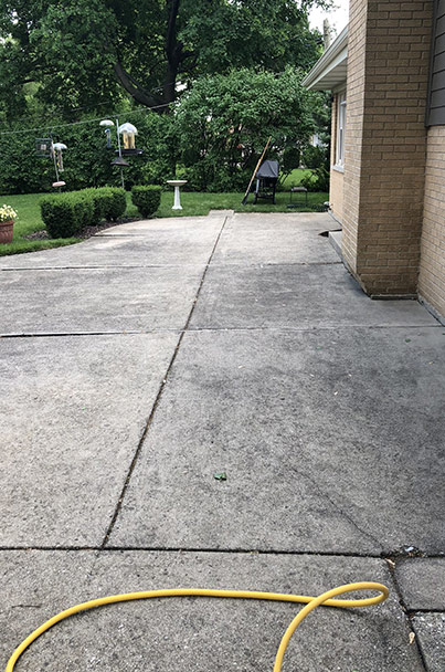 Concrete Cleaning - Before