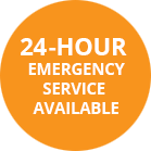 24 Hour emergency service available