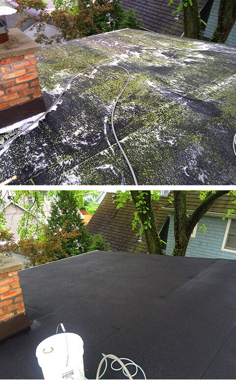 Roof before after mobile