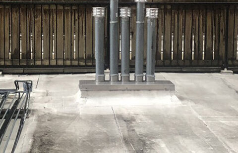 Commercial roof cleaning hero