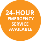 24 Hour emergency service available